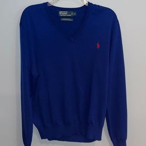 Polo Ralph Lauren V Neck Wool Sweater
